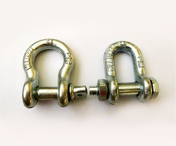 Shackle pin column